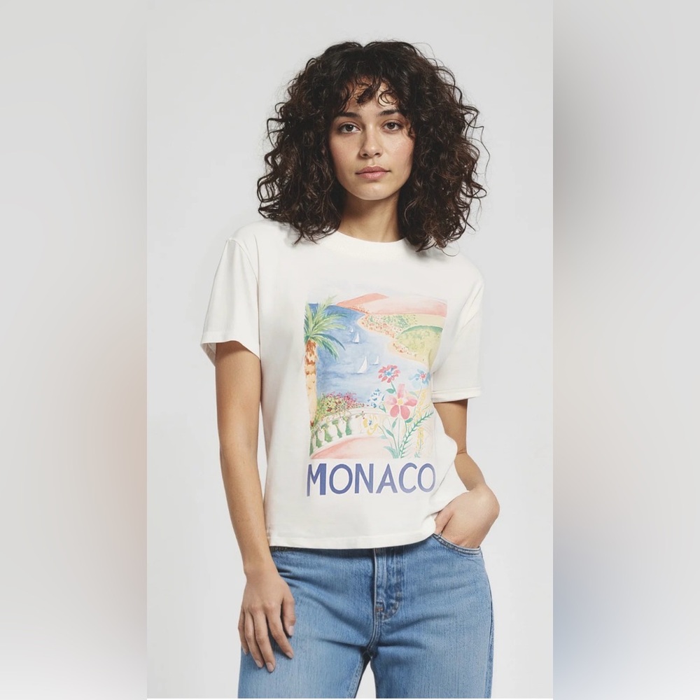 WILDFOX MONACO JAMIE TEE LARGE BNWT